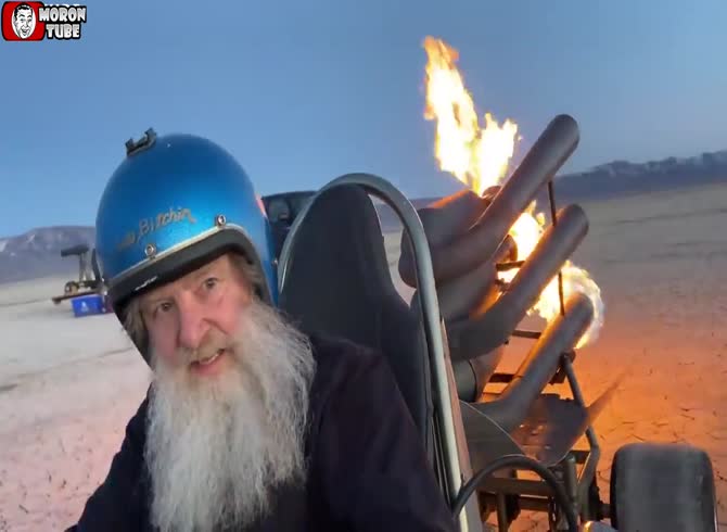 Video :He constructed a propane-powered hellkart!